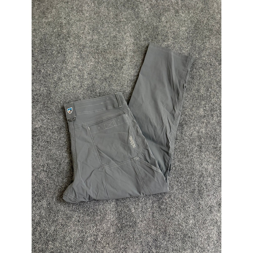 Kuhl Mens Gray Technical Hiking Pants 34x30 Outdoor Trekking Casual